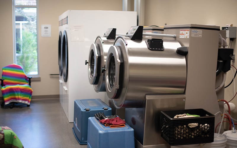 Tri-City Union Gospel Mission laundry room